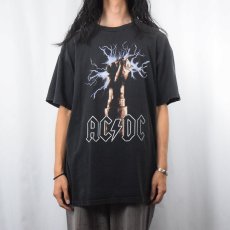 画像2: 2000 AC/DC "Born with a Stiff..." ロックバンドTシャツ BLACK XL (2)