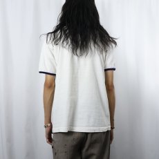 画像3: 60's Champion C中ランタグ "DUKE" チョコチン リンガーTシャツ NAVY XL (3)