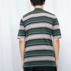 画像3: 70's Jantzen USA製 マルチボーダー柄 Tシャツ M (3)