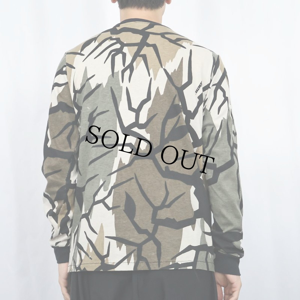 画像3: 90's USA製 プレデターカモ柄 ロンT L (3)