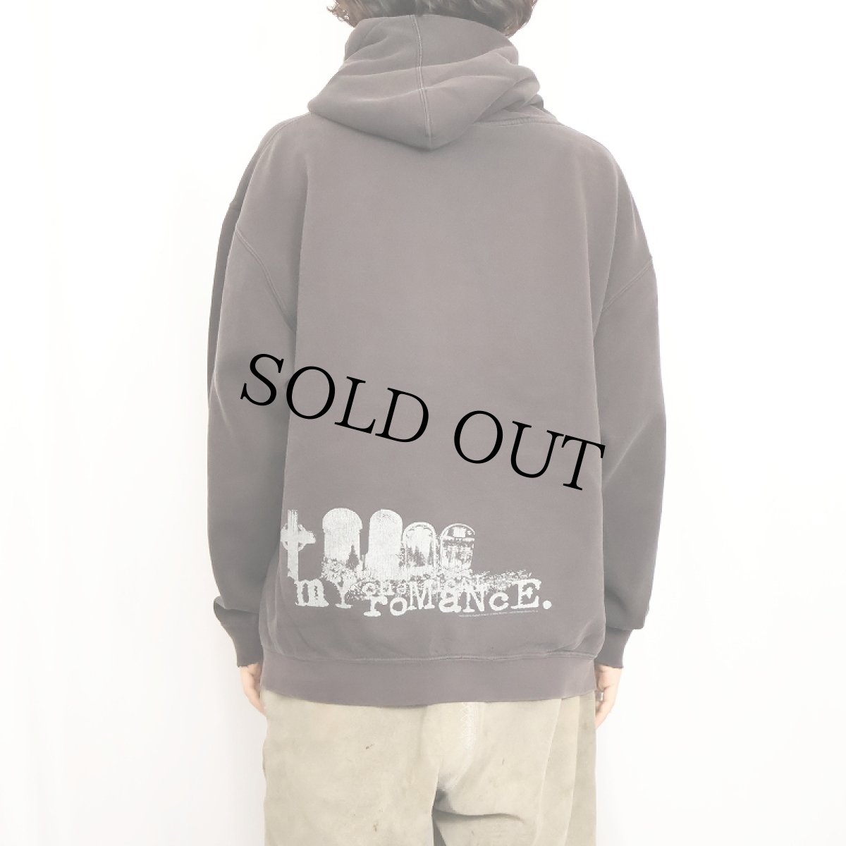 画像4: 2000's My Chemical Romance ロックバンドプリントスウェットフーディー BLACK L (4)