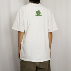 画像3: 90's CLONIC THE HEMP HOG USA製 キャラクターパロディプリント ガンジャTシャツ XL (3)