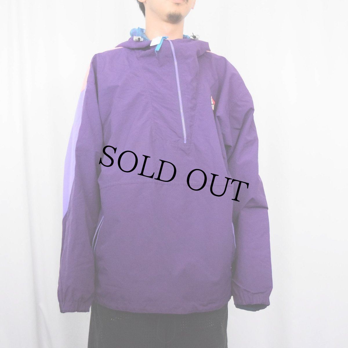 画像5: 90's NIKE AQUA GEAR リバーシブル ナイロンアノラックパーカー XL (5)