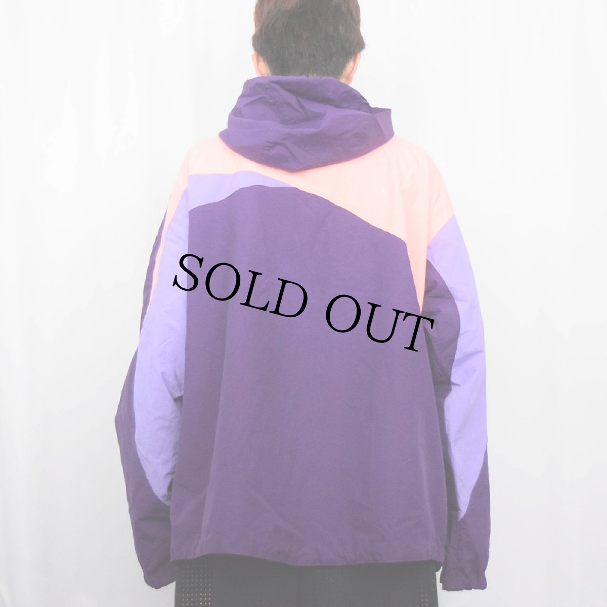 画像6: 90's NIKE AQUA GEAR リバーシブル ナイロンアノラックパーカー XL (6)