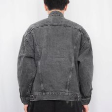 画像3: 80's Levi's 77930-1158 USA製 ブラックデニムジャケット L (3)