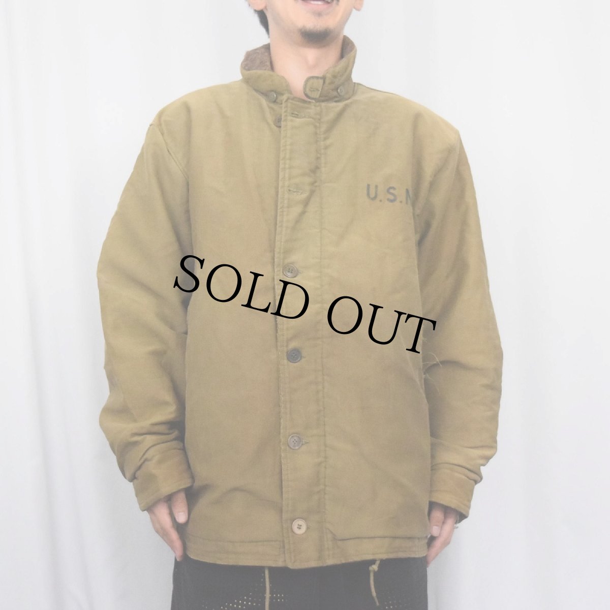 画像3: 40's U.S.NAVY N-1 デッキジャケット SIZE 48 (3)