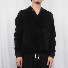 画像2: 60's KODIAK pullover by CAMPUS フェイクファー プルオーバージャケット BLACK M (2)