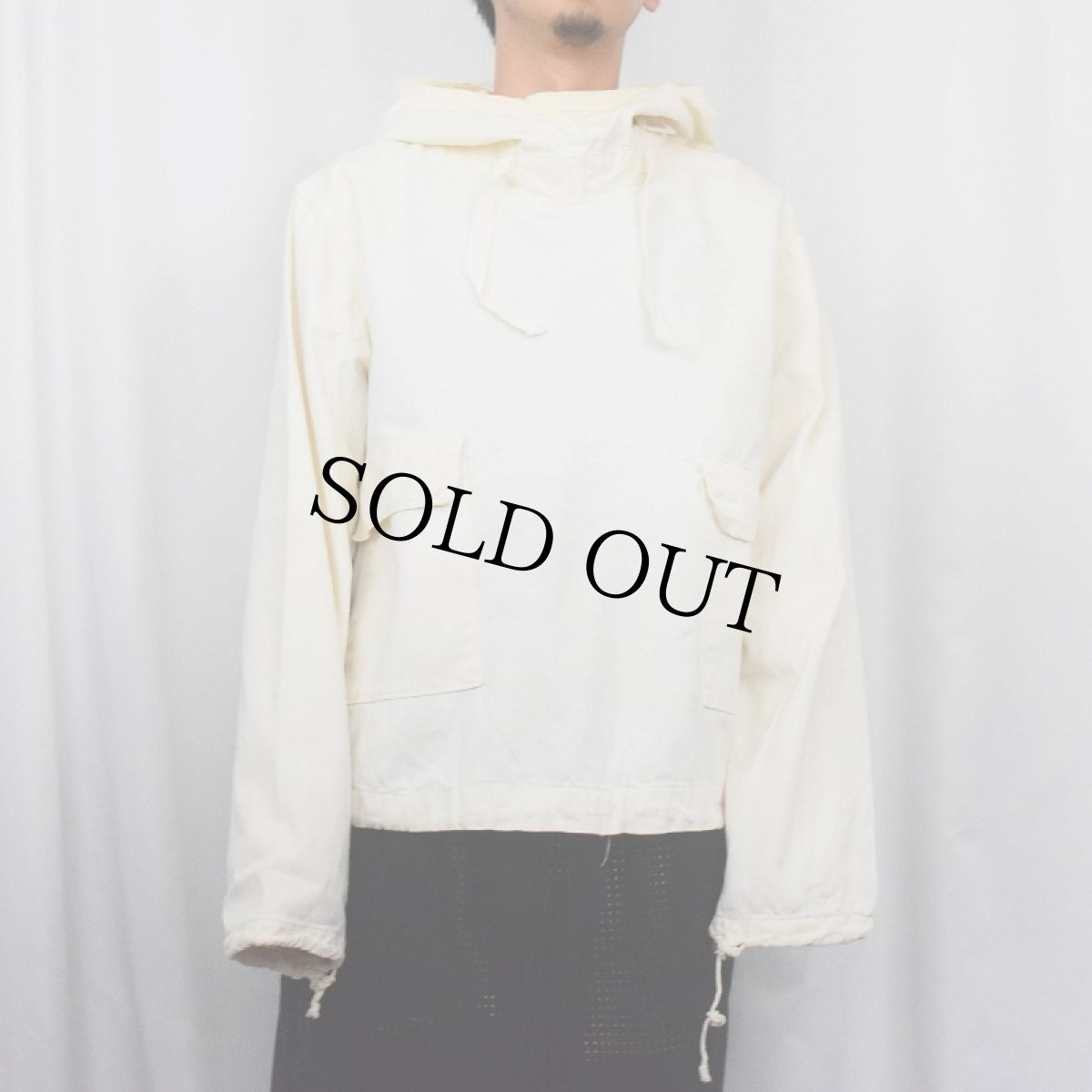 画像2: 40's U.S.NAVY サルベージパーカー S (2)