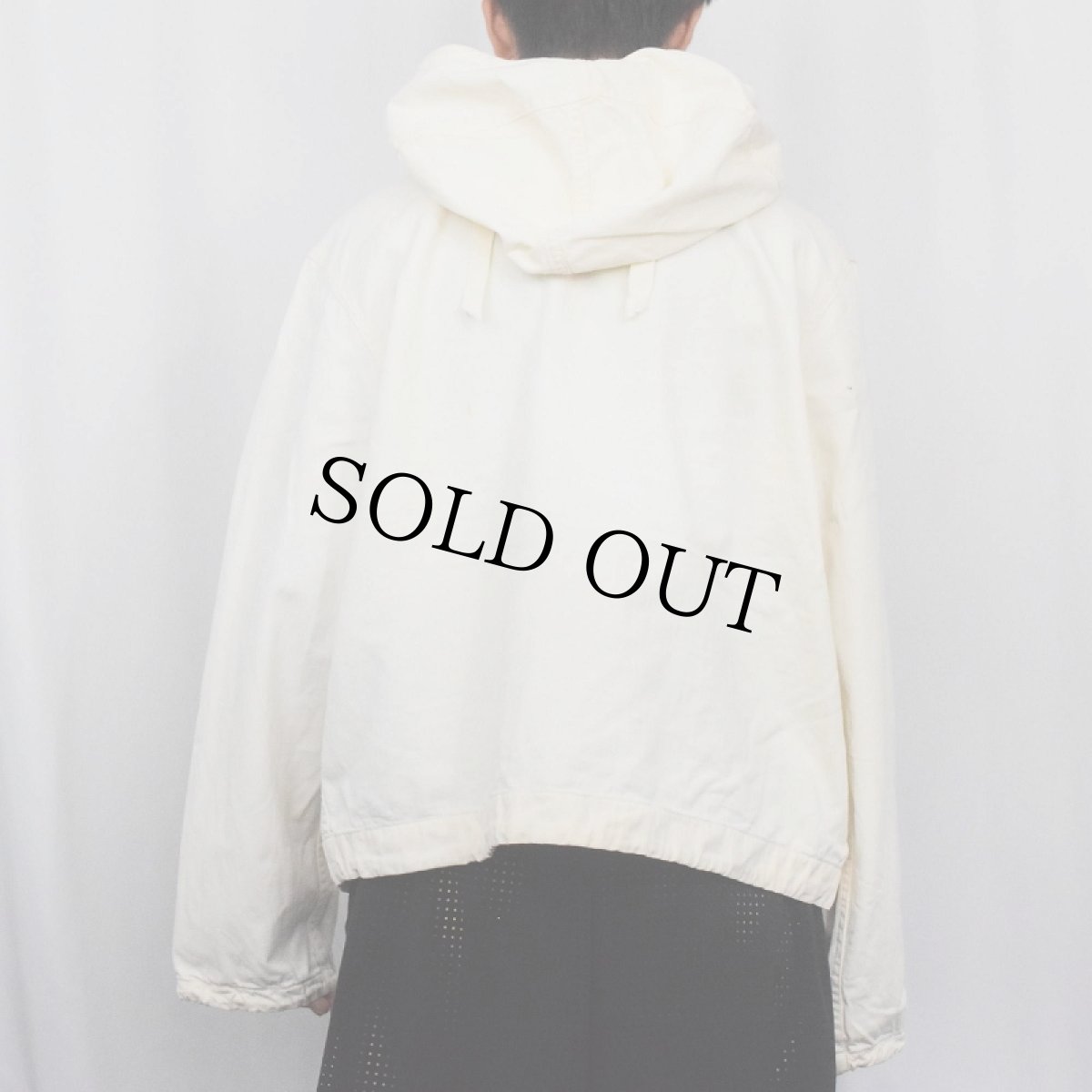 画像3: 40's U.S.NAVY サルベージパーカー S (3)