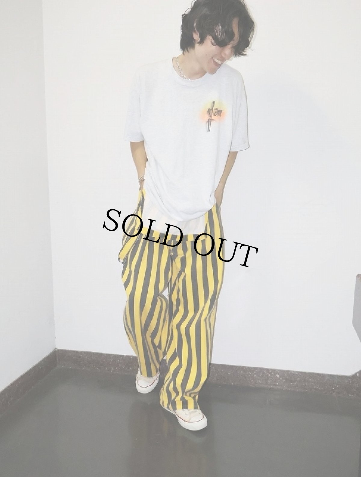 画像4: 90's USA製 "MONSTER TRUCK" エアブラシ プリントTシャツ XL (4)