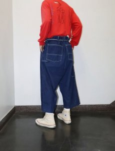 画像2: 70's OSH KOSH USA製 デニムペインターパンツ W48 (2)