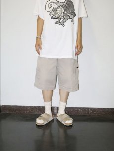 画像2: FUBU コットンツイル ペインターショーツ W32 (2)