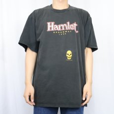 画像2: 90's USA製 "Hamlet BROADWAY 1995" ミュージカルプリントTシャツ BLACK XL (2)