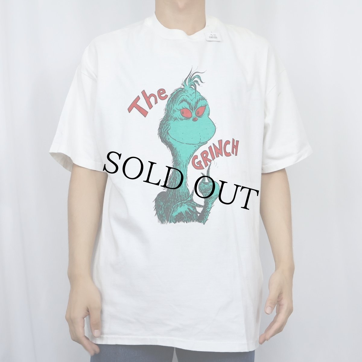 画像2: 90's Dr.Seuss "The GRINCH" キャラクタープリントTシャツ XL (2)