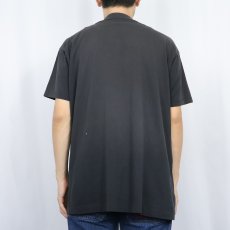 画像3: 80's FRUIT OF THE LOOM USA製 無地ポケットTシャツ BLACK (3)