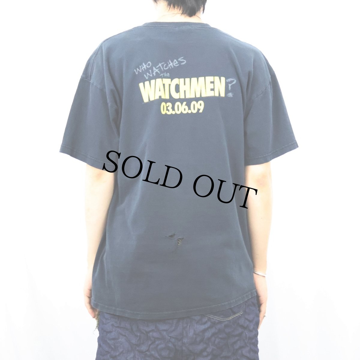 画像4: WATCHMEN アクション映画プリントTシャツ L (4)