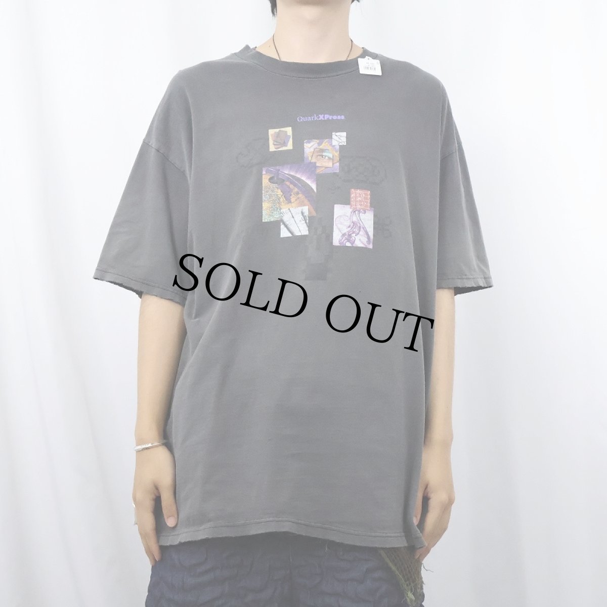 画像2: Quark "QuarkXPress" ソフトウェア企業 プリントTシャツ XL (2)