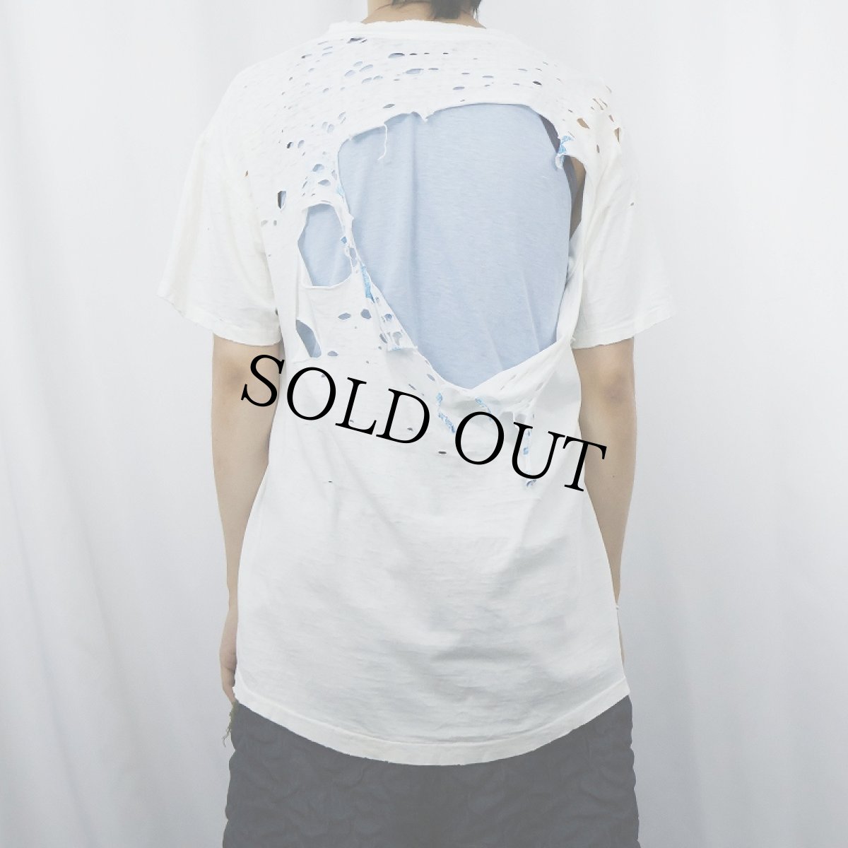 画像4: 80's E.T. ペンキペイント SF映画プリントTシャツ (4)