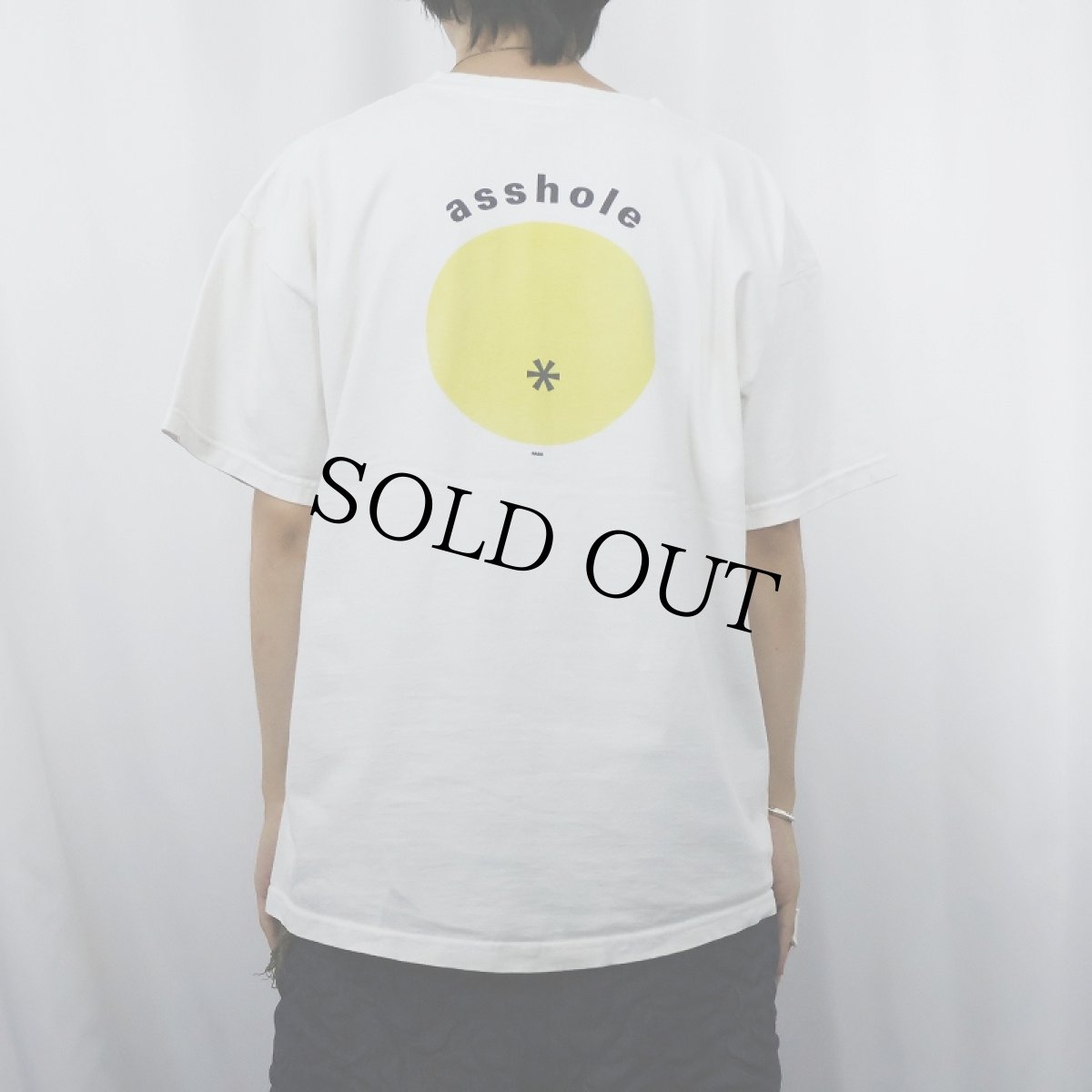 画像4: 90's〜 USA製 "have a nice day asshole" スマイルプリントTシャツ L (4)