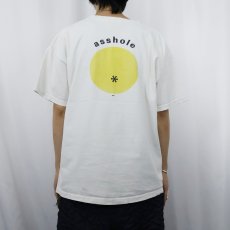 画像4: 90's〜 USA製 "have a nice day asshole" スマイルプリントTシャツ L (4)