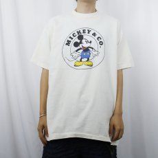 画像2: 90's MICKEY&CO USA製 "MICKEY MOUSE" キャラクタープリントTシャツ ONE SIZE (2)