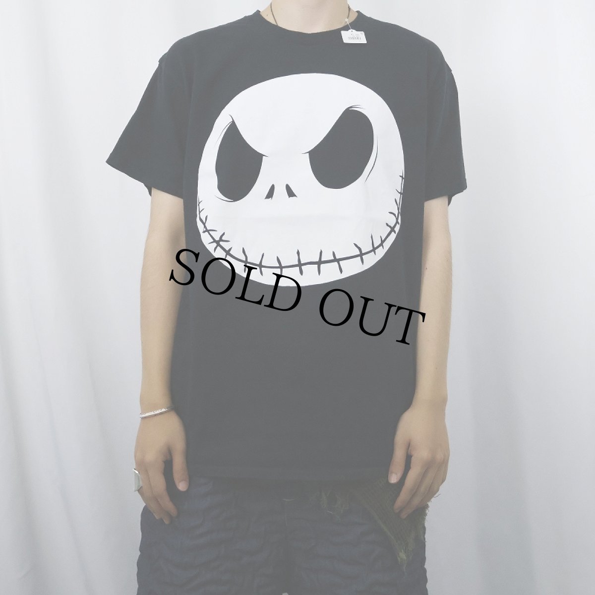画像2: The Nightmare Before Christmas "Jack Skellington" キャラクタープリントTシャツ BLACK M (2)