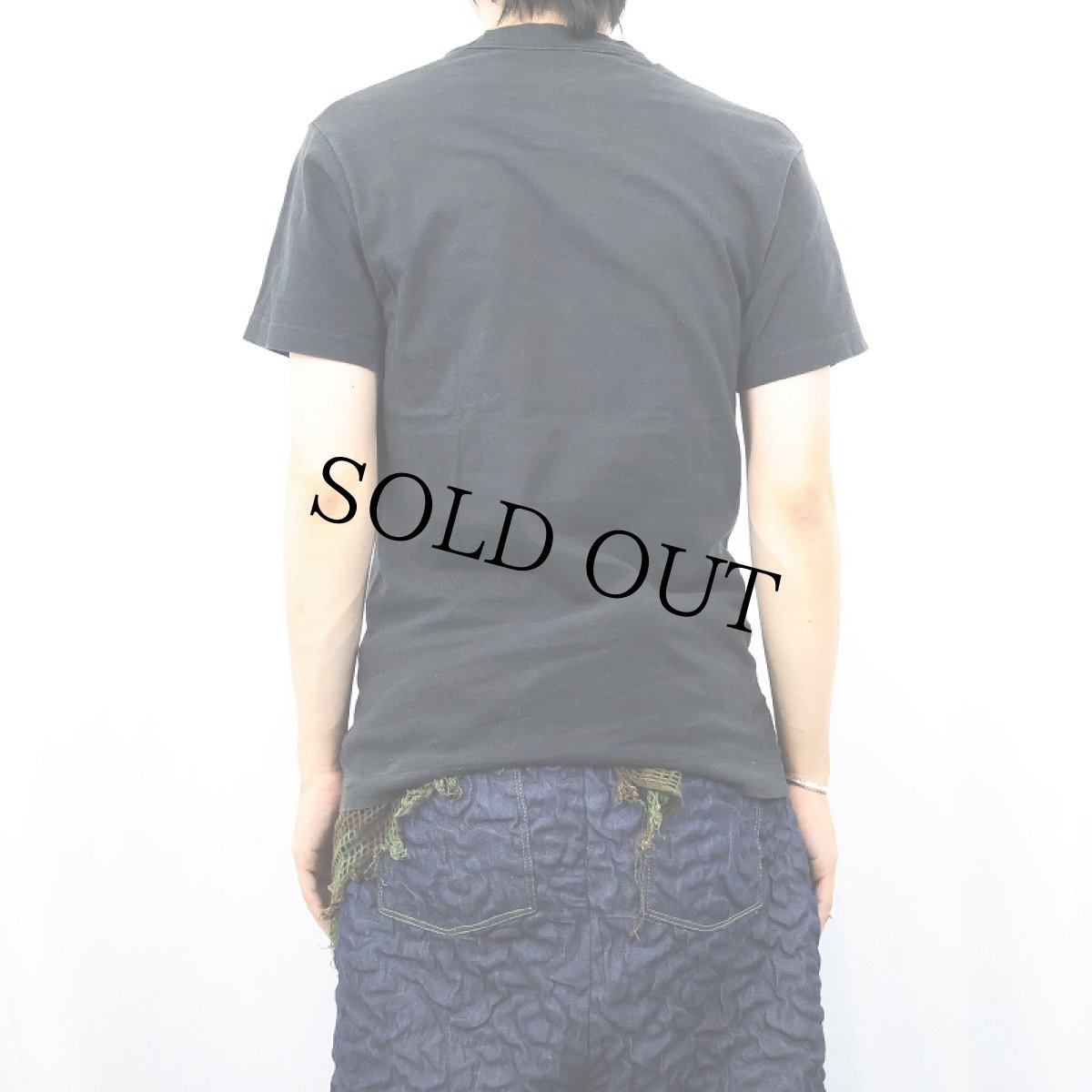 画像3: 80〜90's FRUIT OF THE LOOM 無地 ポケットTシャツ BLACK (3)