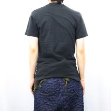 画像3: 80〜90's FRUIT OF THE LOOM 無地 ポケットTシャツ BLACK (3)
