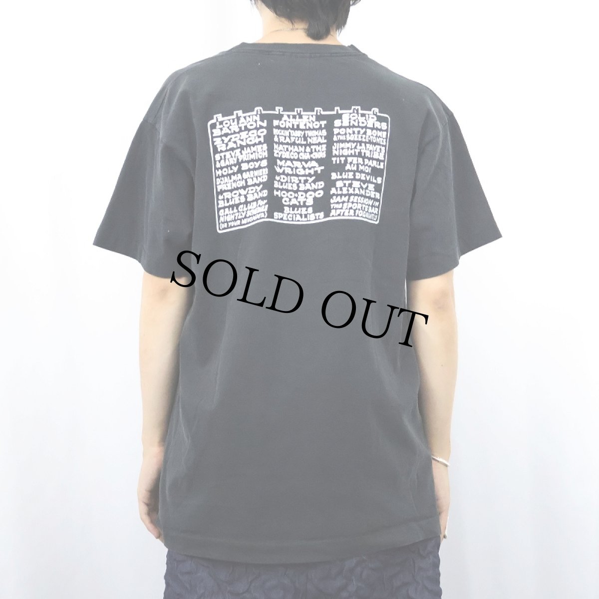 画像3: 90's Zydeco Blues Festival USA製 ミュージックフェスティバル プリントTシャツ BLACK XL (3)