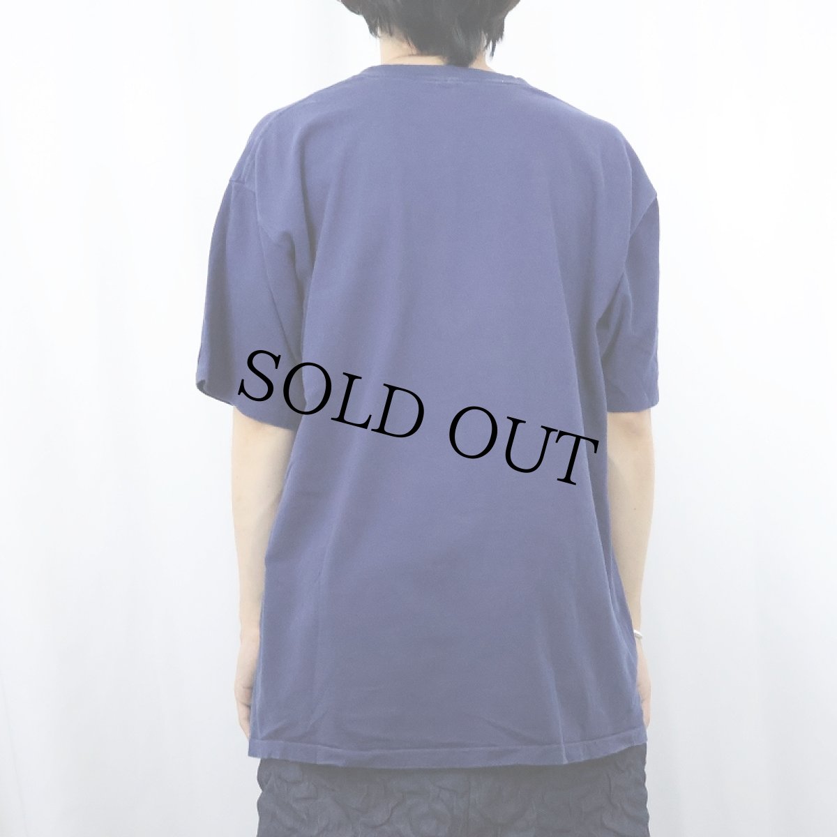 画像3: 90's SNOOPY "MADE IN THE SHADE" キャラクタープリントTシャツ NAVY XL (3)