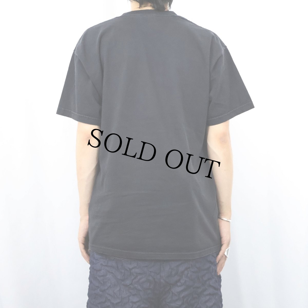 画像3: "my gums are bleeding! fuck!" シュールイラストプリントTシャツ BLACK L (3)