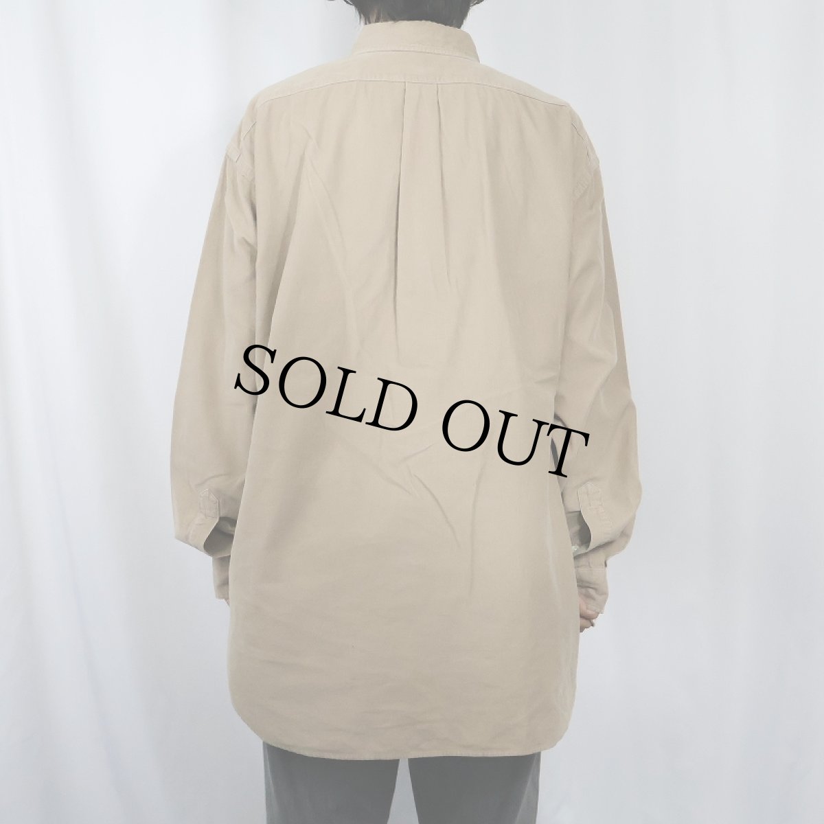 画像3: POLO Ralph Lauren ロゴ刺繍 コーデュロイ ボタンダウンシャツ XL (3)