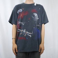 画像2: 90's STAR WARS USA製 映画プリントTシャツ BLACK XL (2)