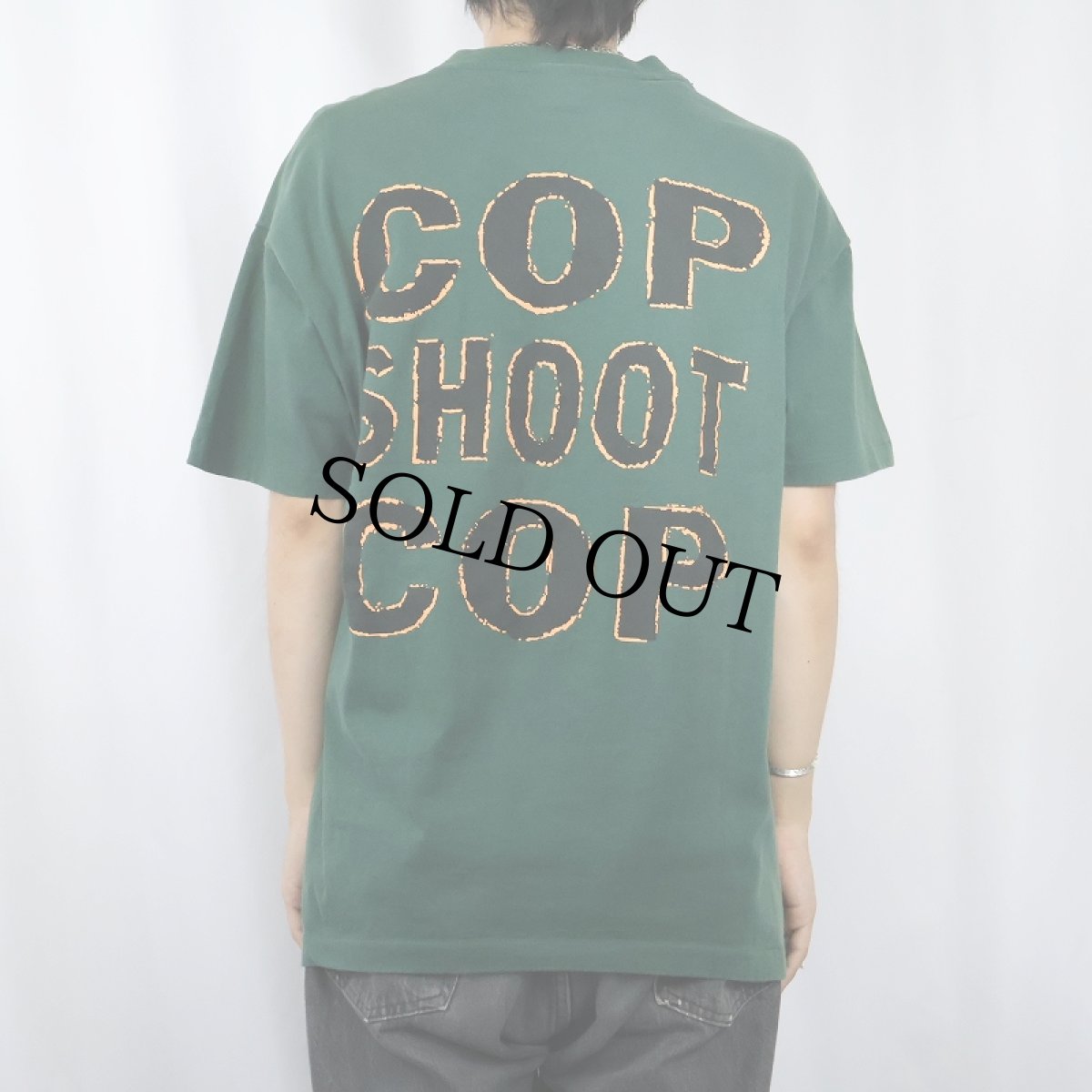 画像4: 90's Cop Shoot Cop USA製 ノイズロックバンド プリントTシャツ L (4)