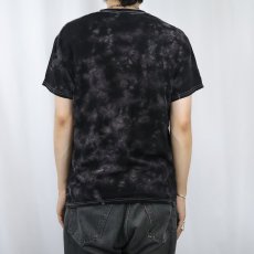 画像3: GORILLAZ ロックバンド タイダイTシャツ BLACK M (3)