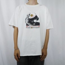 画像2: "E=JAZZ ELLICOTTVILLE" ジャズイベント プリントTシャツ XL (2)