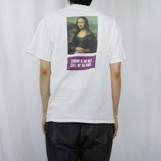 画像3: 90's MEDICODE "Mona Lisa" アートプリント 企業Tシャツ L (3)