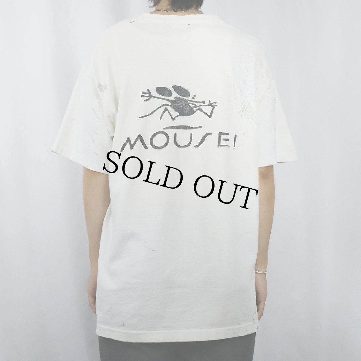 画像4: 90's Stanley Mouse "MORTHER'S WORRY" アートプリントTシャツ M (4)