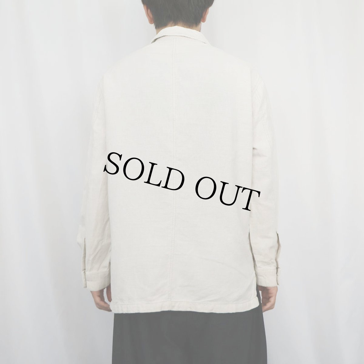 画像4: リネン カバーオール (4)