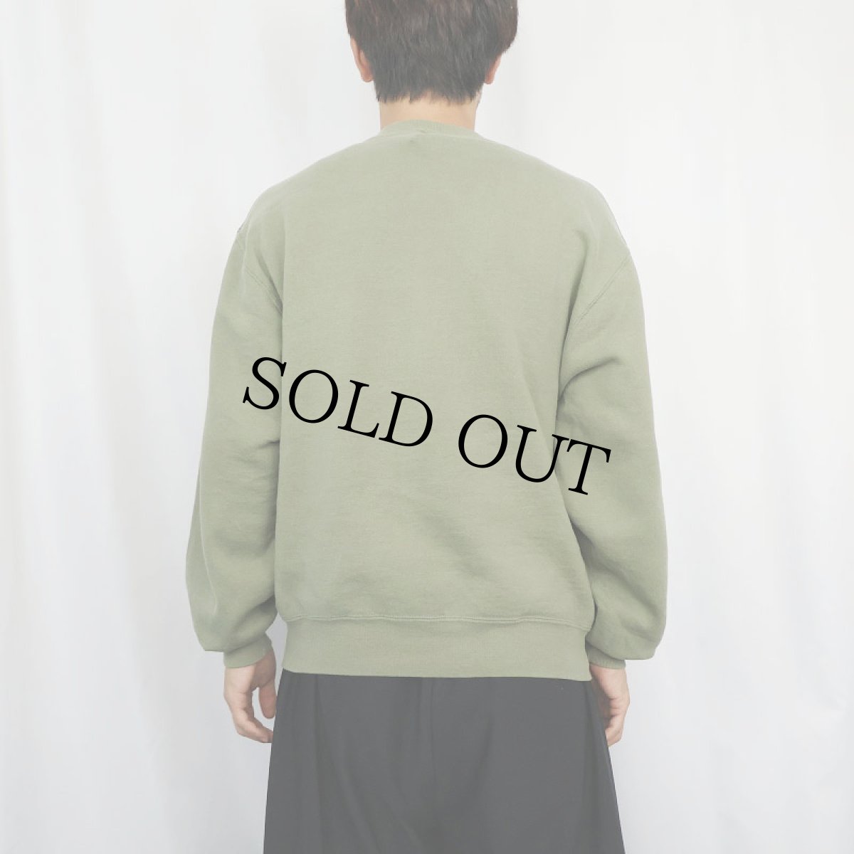 画像3: 90's RUSSELL ATHLETIC USA製 前V 無地スウェット M (3)