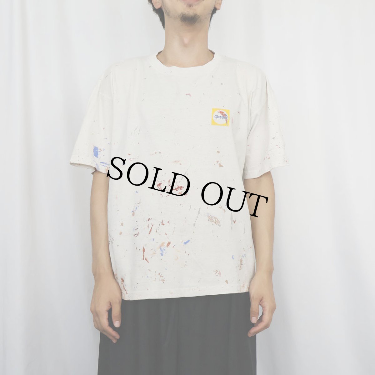 画像3: Glasurit ペンキペイント 企業プリントTシャツ L (3)