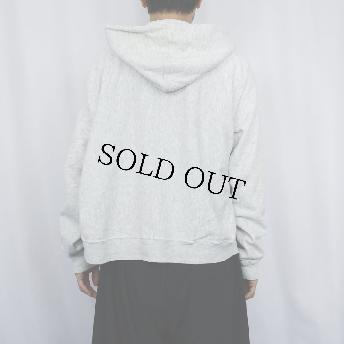 画像3: 2000's U.S.ARMY ロゴプリント スウェットジップパーカー XL (3)