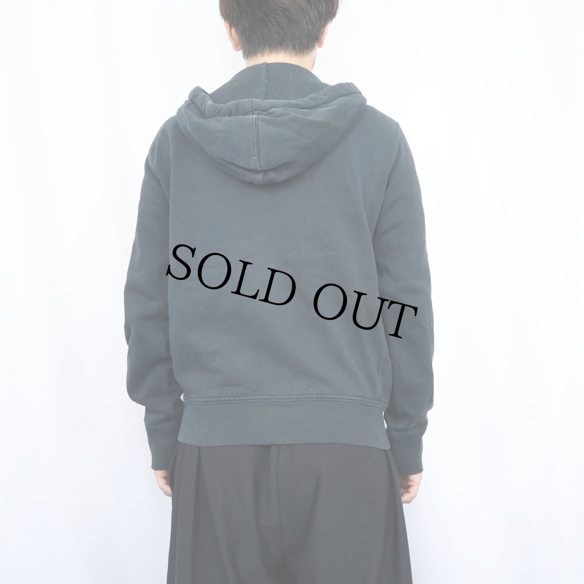 画像3: POLO Ralph Lauren ロゴ刺繍 スウェットジップパーカー BLACK M (3)