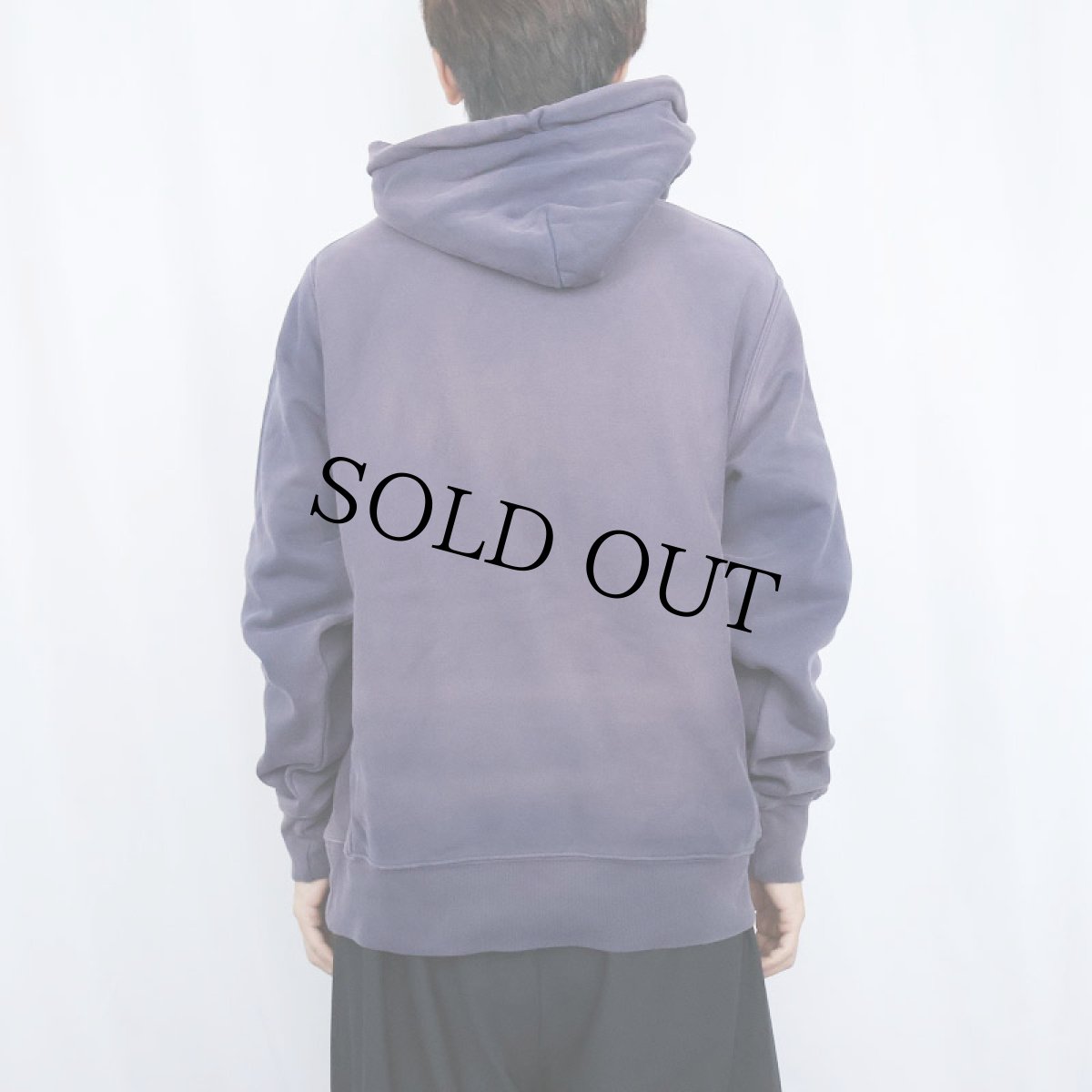 画像3: Champion REVERSE WEAVE 目付き フェードスウェットフーディー NAVY M (3)