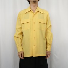 画像2: 40's "BOTANY" BRAND Botanized ウールシャツ M (2)