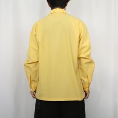 画像3: 40's "BOTANY" BRAND Botanized ウールシャツ M (3)