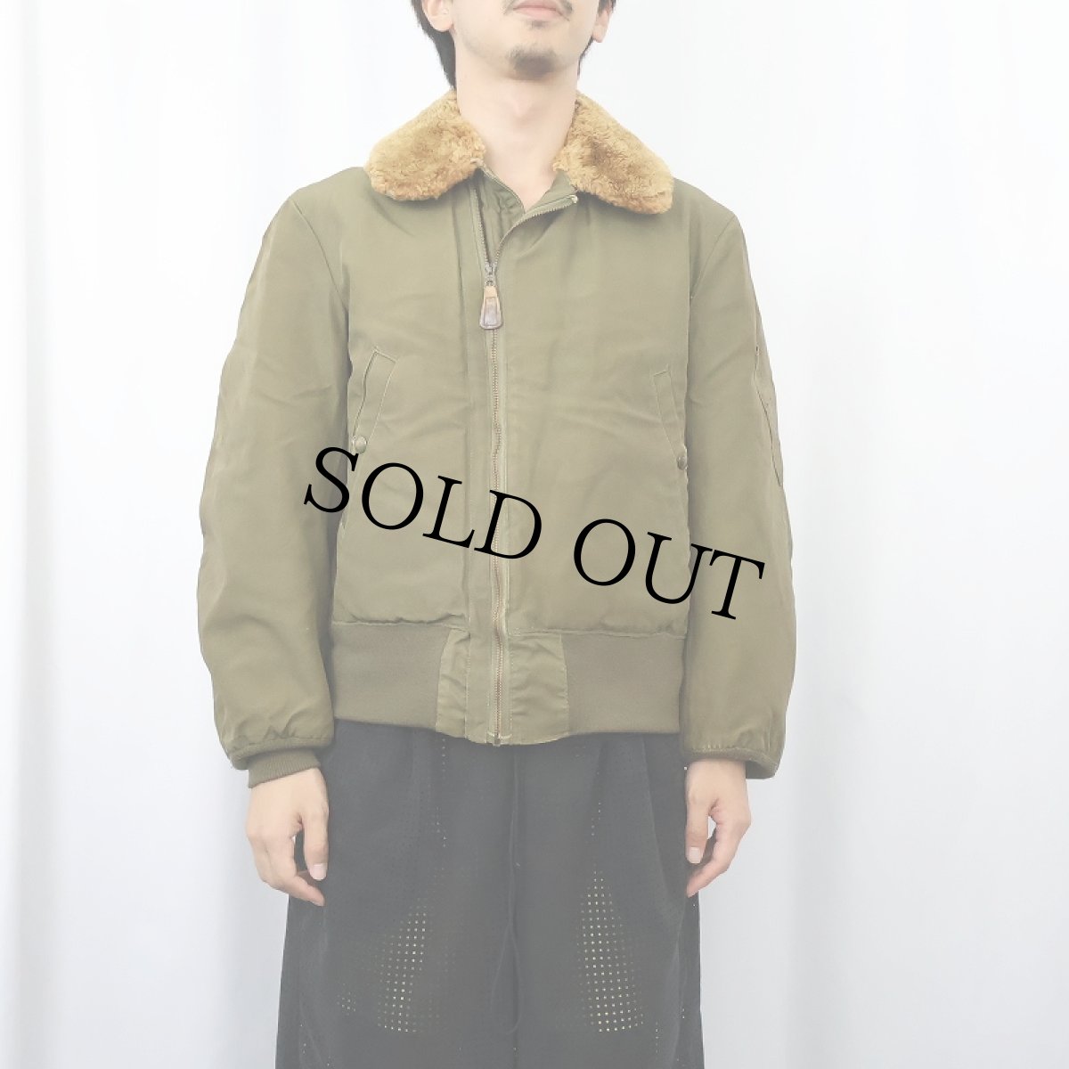 画像2: 40's USAAF B-15 AERO LEATHER CLOTHING CO.社製 フライトジャケット SIZE 38R (2)