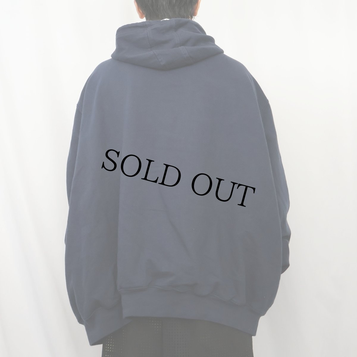 画像3: KINGSIZE 裏サーマル スウェットジップパーカー NAVY 4XL (3)