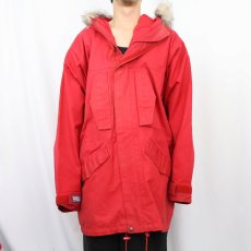 画像2: 80's〜 NORRONA ファーフード コットンマウンテンパーカー L (2)