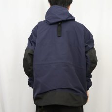 画像3: H2O EXPRESS ナイロンマウンテンパーカー NAVY L (3)